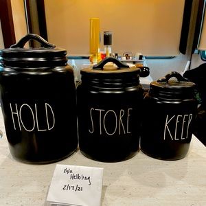 Rae Dunn Canister Set (3)